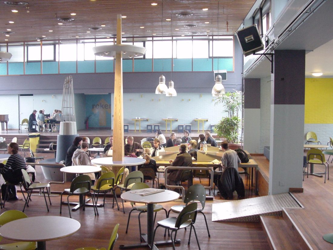 Restaurant Hogeschool Amsterdam, ontwerp Jan Stigt