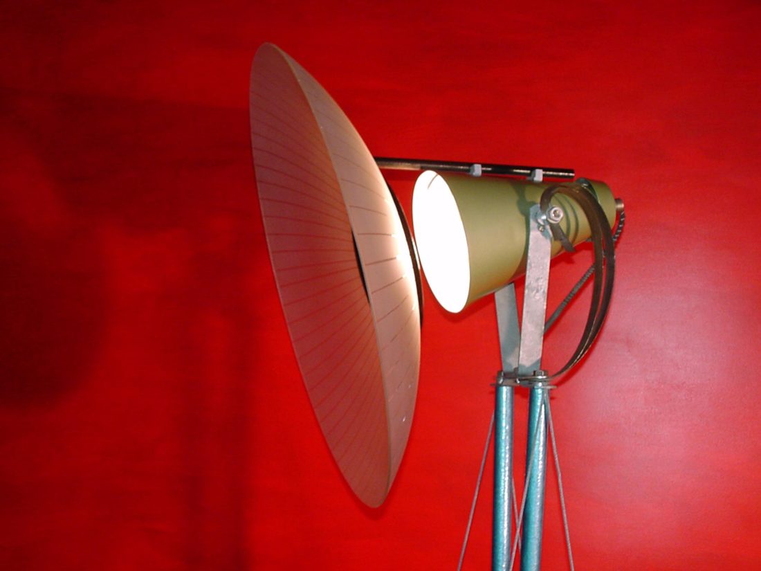 Detail staande lamp, ontwerp Jan Stigt